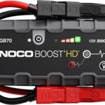 NOCO Boost GB70: 2000A UltraSafe Jump Starter – 12V Lithium Battery Booster Pack, Portable Jump Box, Power Bank & Jumper Cables - for 8.0L Gas and 6.0L Diesel Engines
